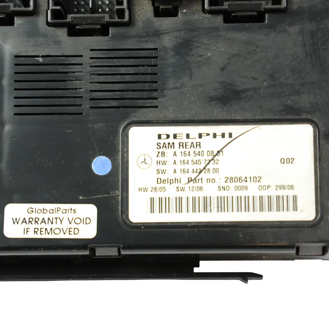 Mercedes X164 Unidad Control SAM Módulo Señal Actuación - SKU A1645400801 - Número de pieza A1645400801