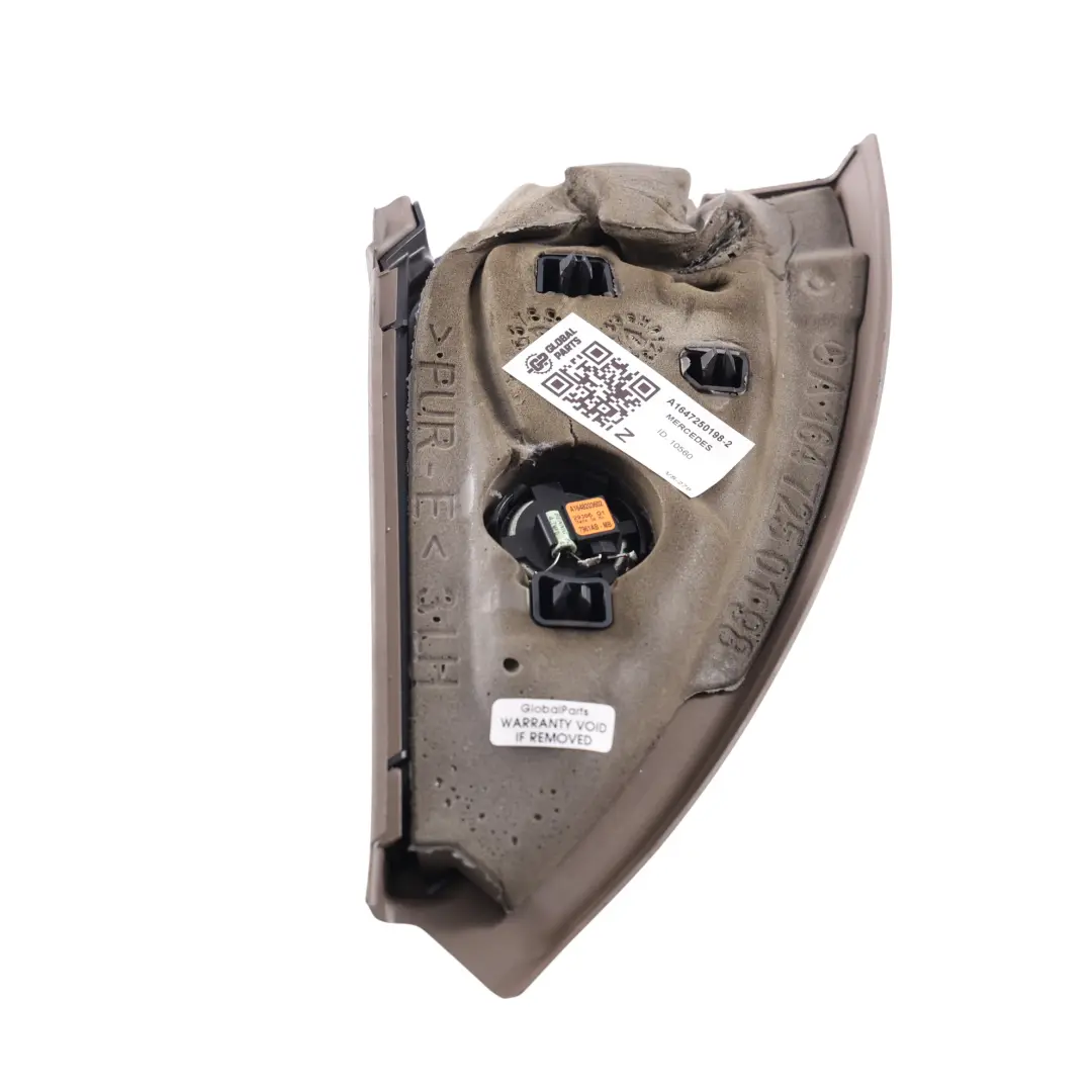 Cubierta Altavoz Tweeter Delantero Izquierdo para Mercedes ML W164 con número de pieza A1647250198 Mercedes ML W164 Cubierta Altavoz Tweeter Delantero Izquierdo - SKU A1647250198-2 - Número de pieza A1647250198