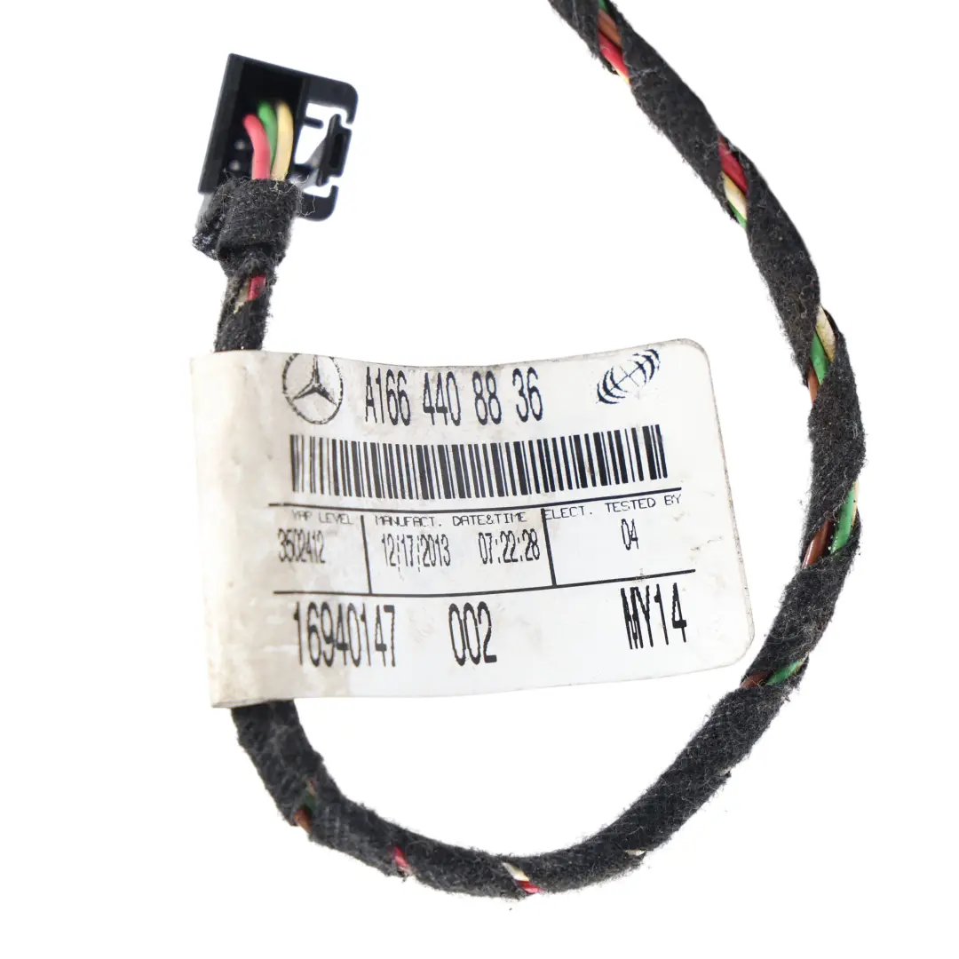 Dashboard Cockpit Cable Electric Wiring Harness Loom to Mercedes W166 with Part number A1664408836 Mercedes W166 Dashboard Cockpit Cable Electric Wiring Harness Loom - SKU A1664408836 - Part number A1664408836