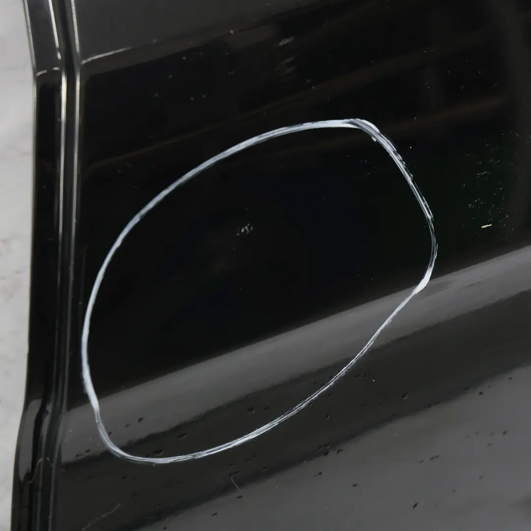 Mercedes ML W166 Tür Hinten Links Obsidian Schwarz Metallic - 197 - SKU A1667300105-OB1 - Teilenummer A1667300105