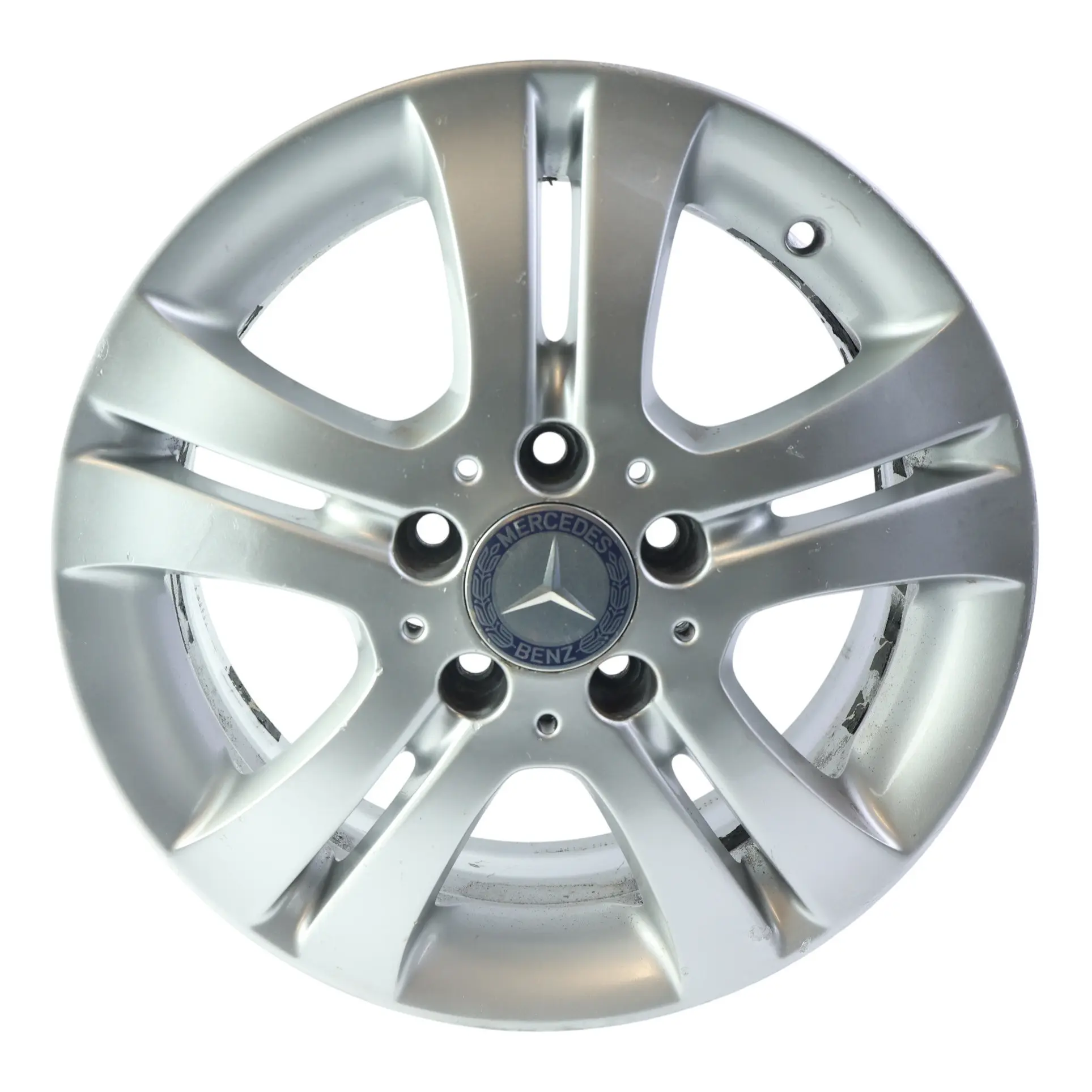Llanta de aleación plateada Mercedes W245 16" ET:46 6J A1694010202