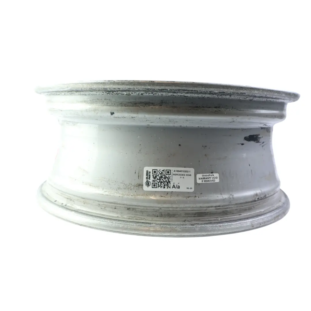 Mercedes W245 Silver Alloy Wheel Rim 16" ET:46 6J - SKU A1694010202-1 - Part number A1694010202