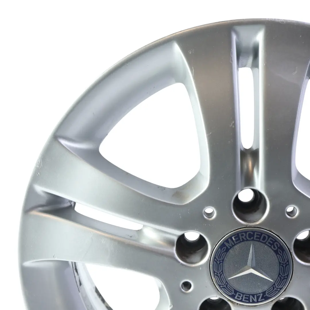 Llanta de aleación plateada Mercedes W245 16" ET:46 6J para con número de pieza A1694010202 Llanta de aleación plateada Mercedes W245 16" ET:46 6J - SKU A1694010202-1 - Número de pieza A1694010202