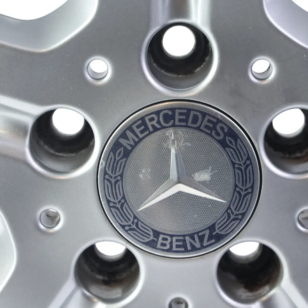 Alloy Wheel Rim Silver 16" ET:46 6J to Mercedes W245 with Part number A1694010202 Mercedes W245 Alloy Wheel Rim Silver 16" ET:46 6J - SKU A1694010202-2 - Part number A1694010202