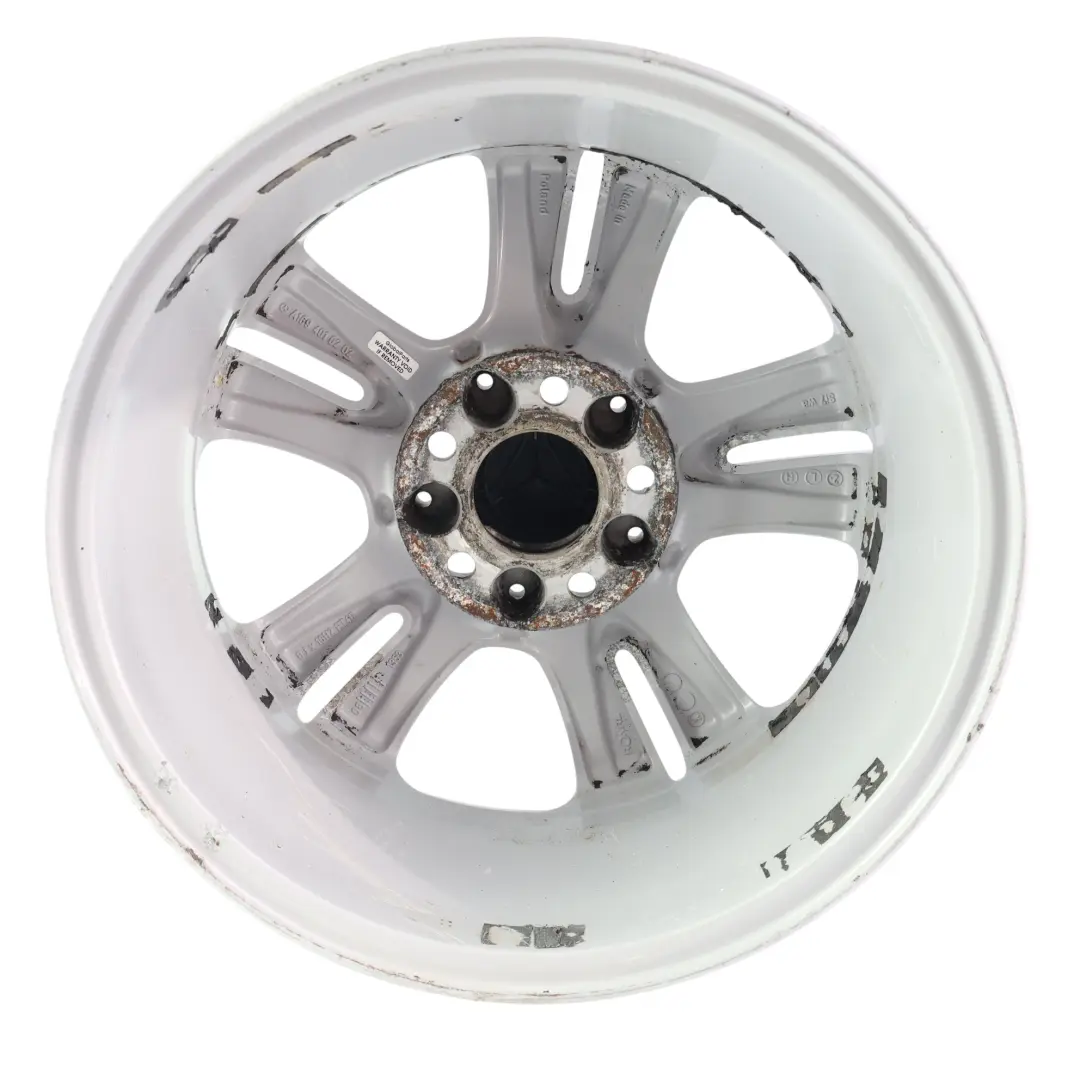 Llanta Aleación Plata 16" ET:46 6J para Mercedes W245 con número de pieza A1694010202 Mercedes W245 Llanta Aleación Plata 16" ET:46 6J - SKU A1694010202-4 - Número de pieza A1694010202