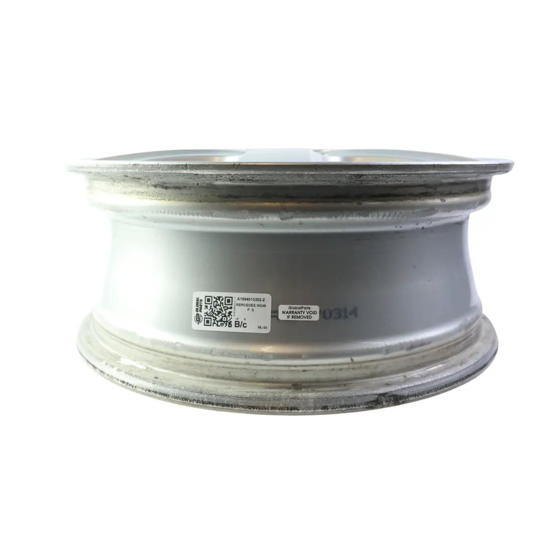 Leichtmetallfelge Alufelge 16" 6J ET:46 Sternspeiche für Mercedes W245 mit Teilenummer A1694010302 Mercedes W245 Leichtmetallfelge Alufelge 16" 6J ET:46 Sternspeiche - SKU A1694010302-2 - Teilenummer A1694010302