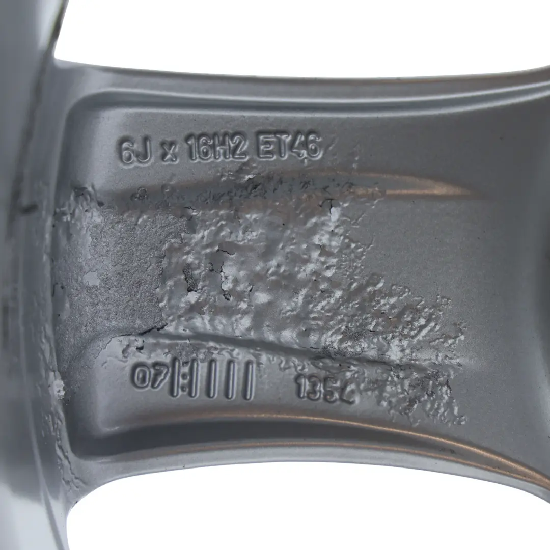Leichtmetallfelge Alufelge 16" 6J ET:46 Sternspeiche für Mercedes W245 mit Teilenummer A1694010302 Mercedes W245 Leichtmetallfelge Alufelge 16" 6J ET:46 Sternspeiche - SKU A1694010302-2 - Teilenummer A1694010302