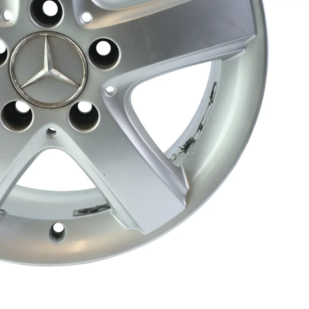 Leichtmetallfelge Alufelge 16" 6J ET:46 Sternspeiche für Mercedes W245 mit Teilenummer A1694010302 Mercedes W245 Leichtmetallfelge Alufelge 16" 6J ET:46 Sternspeiche - SKU A1694010302-2 - Teilenummer A1694010302
