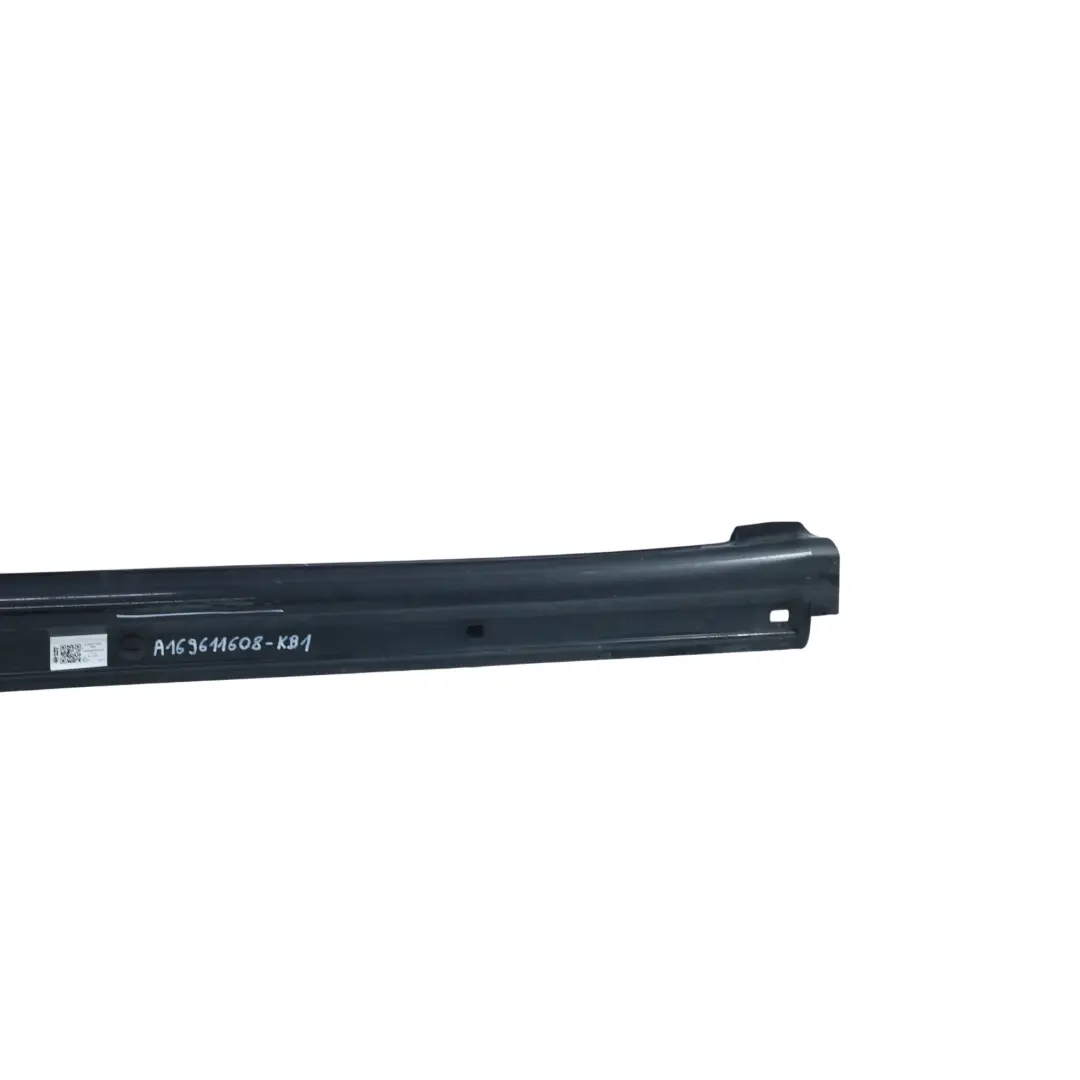 Mercedes W245 Side Skirt Door Sill Cover Right O/S Cosmic Black Metallic - 191 - SKU A1696111608-KB1 - Part number A1696111608