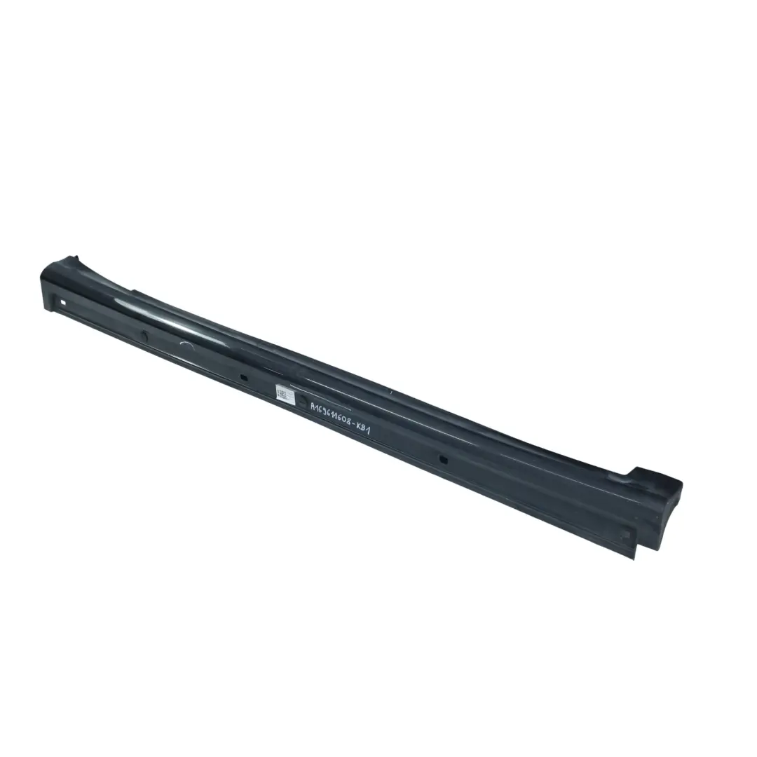 Side Skirt Door Sill Cover Right O/S Cosmic Black Metallic - 191 to Mercedes W245 with Part number A1696111608 Mercedes W245 Side Skirt Door Sill Cover Right O/S Cosmic Black Metallic - 191 - SKU A1696111608-KB1 - Part number A1696111608