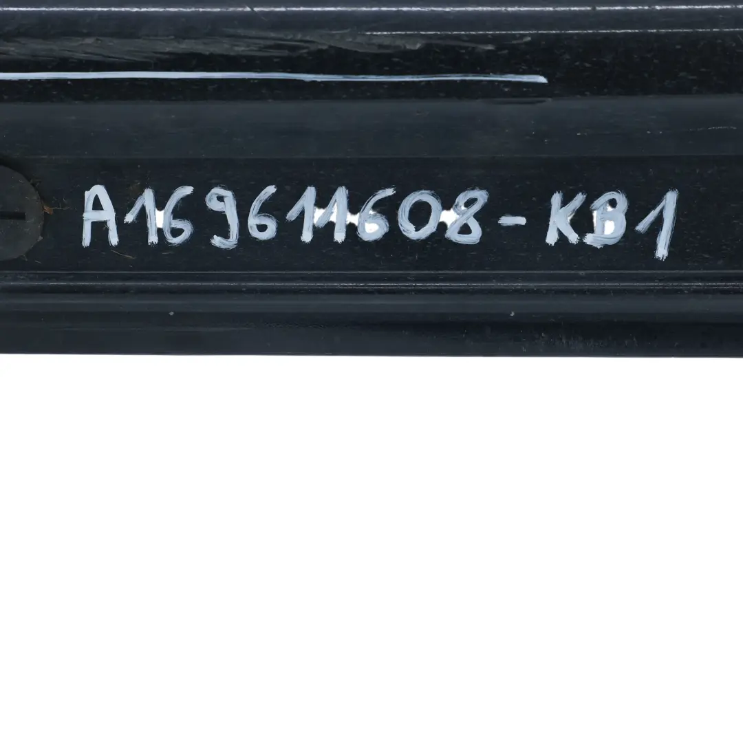 Side Skirt Door Sill Cover Right O/S Cosmic Black Metallic - 191 to Mercedes W245 with Part number A1696111608 Mercedes W245 Side Skirt Door Sill Cover Right O/S Cosmic Black Metallic - 191 - SKU A1696111608-KB1 - Part number A1696111608