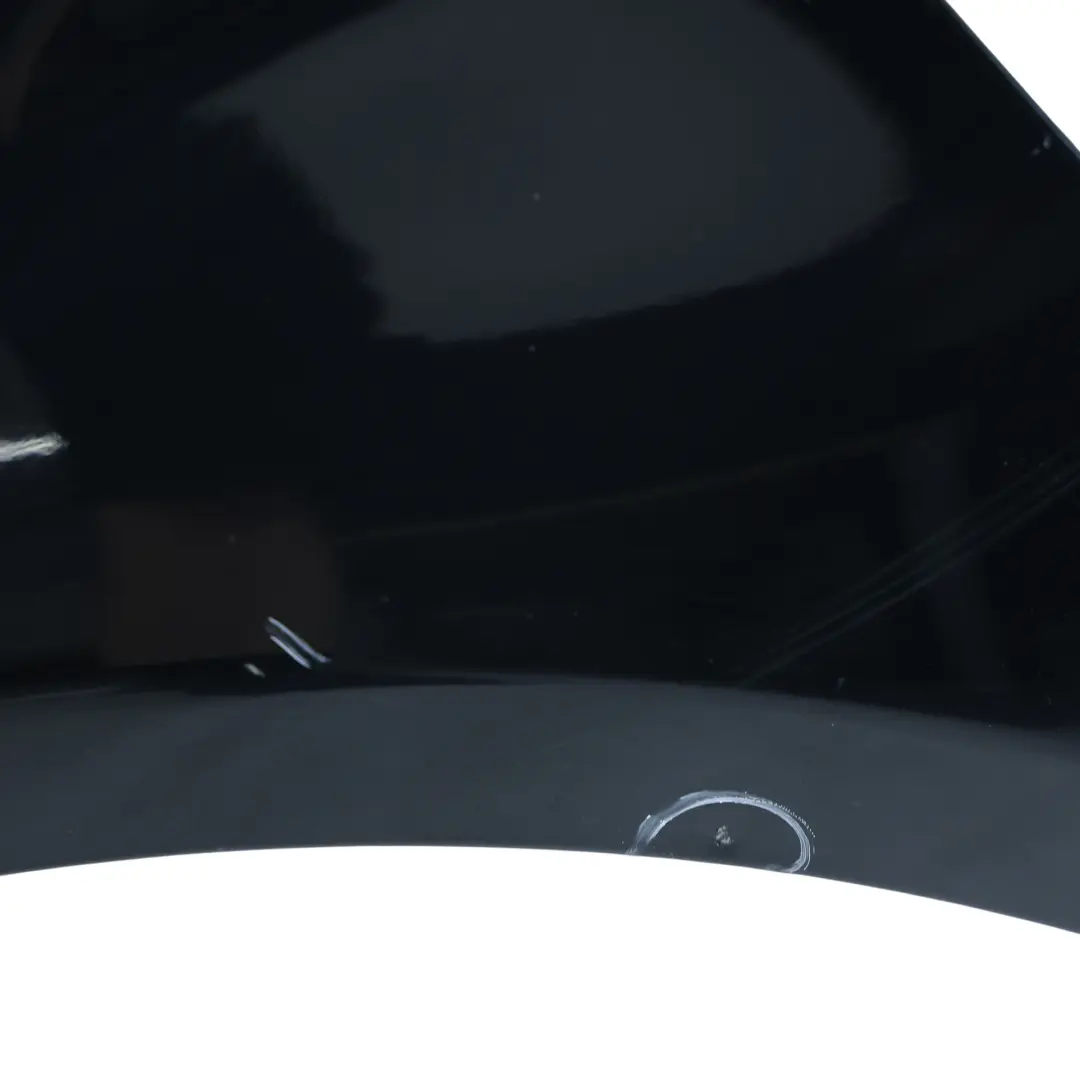 Side Wing Panel Fender Front Left N/S Cosmic Black Metallic - 191 to Mercedes W245 with Part number A1698800718 Mercedes W245 Side Wing Panel Fender Front Left N/S Cosmic Black Metallic - 191 - SKU A1698800918-KB - Part number A1698800718