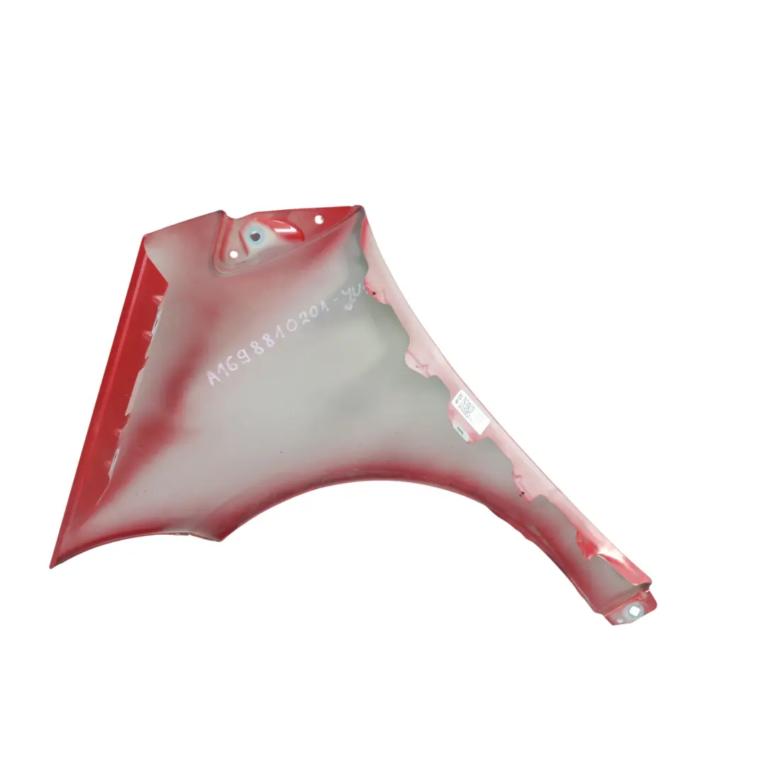 Mercedes W169 Parafango Anteriore Destro Rosso Jupiter 589 - SKU A1698810201-JUR - Numero di parte A1698810201