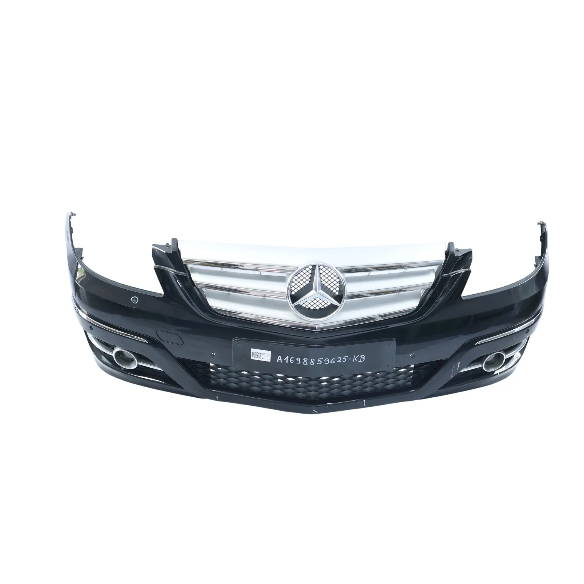 Mercedes W245 Bumper Front Trim Covering Panel PDC Cosmic Black Metallic 191