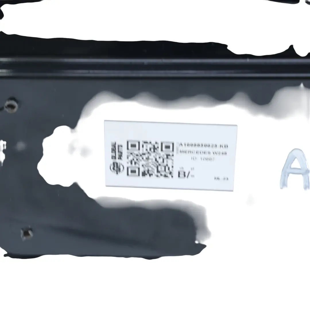 Mercedes W245 Bumper Front Trim Covering Panel PDC Cosmic Black Metallic 191 - SKU A1698859625-KB - Part number A1698859625