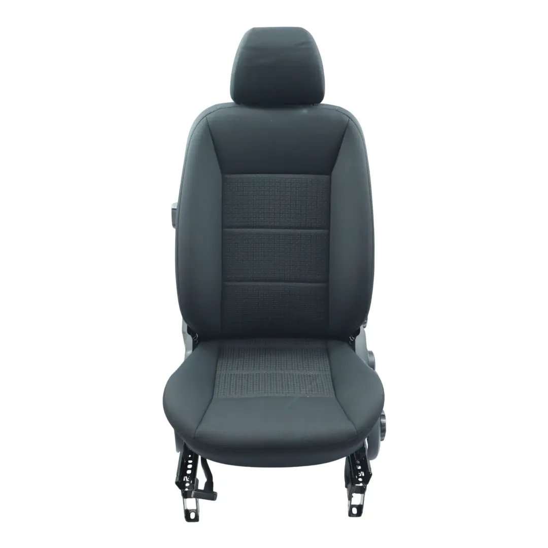 Front Left N/S Interior Cloth Fabric Black Anthracite to Mercedes W169 W245 Seat with Part number A16991013472 Mercedes W169 W245 Seat Front Left N/S Interior Cloth Fabric Black Anthracite - SKU A16991013472-2 - Part number A16991013472