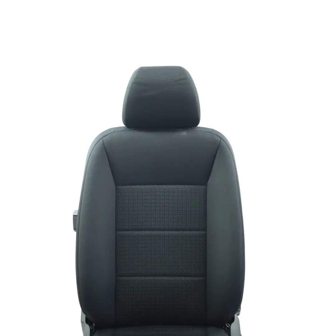 Mercedes W169 W245 Seat Front Left N/S Interior Cloth Fabric Black Anthracite - SKU A16991013472-2 - Part number A16991013472