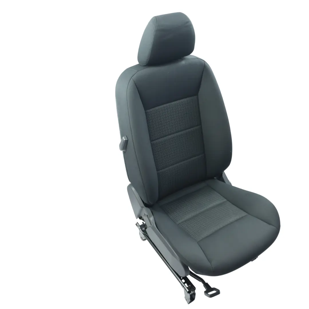 Front Left N/S Interior Cloth Fabric Black Anthracite to Mercedes W169 W245 Seat with Part number A16991013472 Mercedes W169 W245 Seat Front Left N/S Interior Cloth Fabric Black Anthracite - SKU A16991013472-2 - Part number A16991013472
