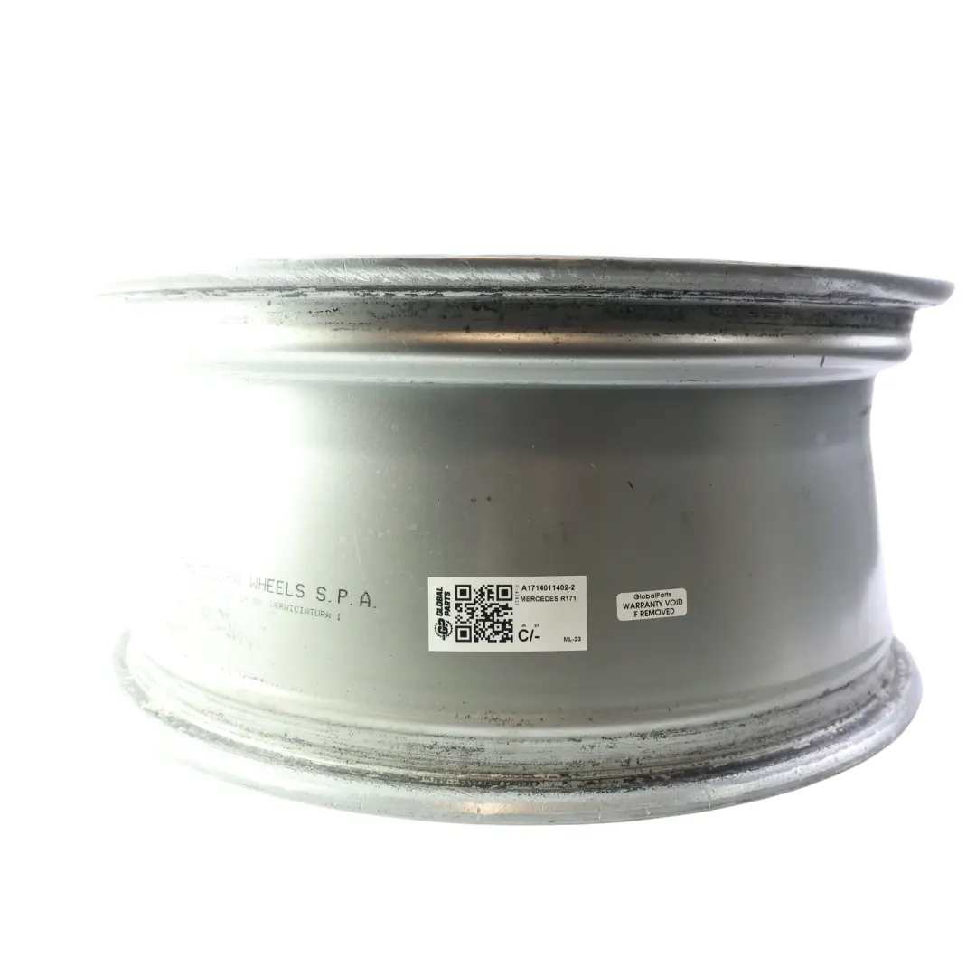 Mercedes R171 AMG Silver Alloy Wheel Rim 17" 7,5J ET:37 5-Hole - SKU A1714011402-2 - Part number A1714011402