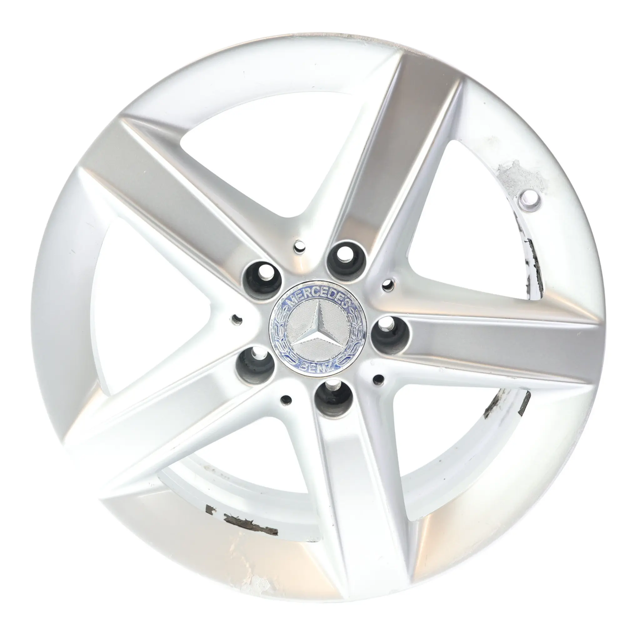 Mercedes SLK R171 Rear Wheel Rim Alloy 16" 5 Spoke 8J ET:30 Silver A1714013402