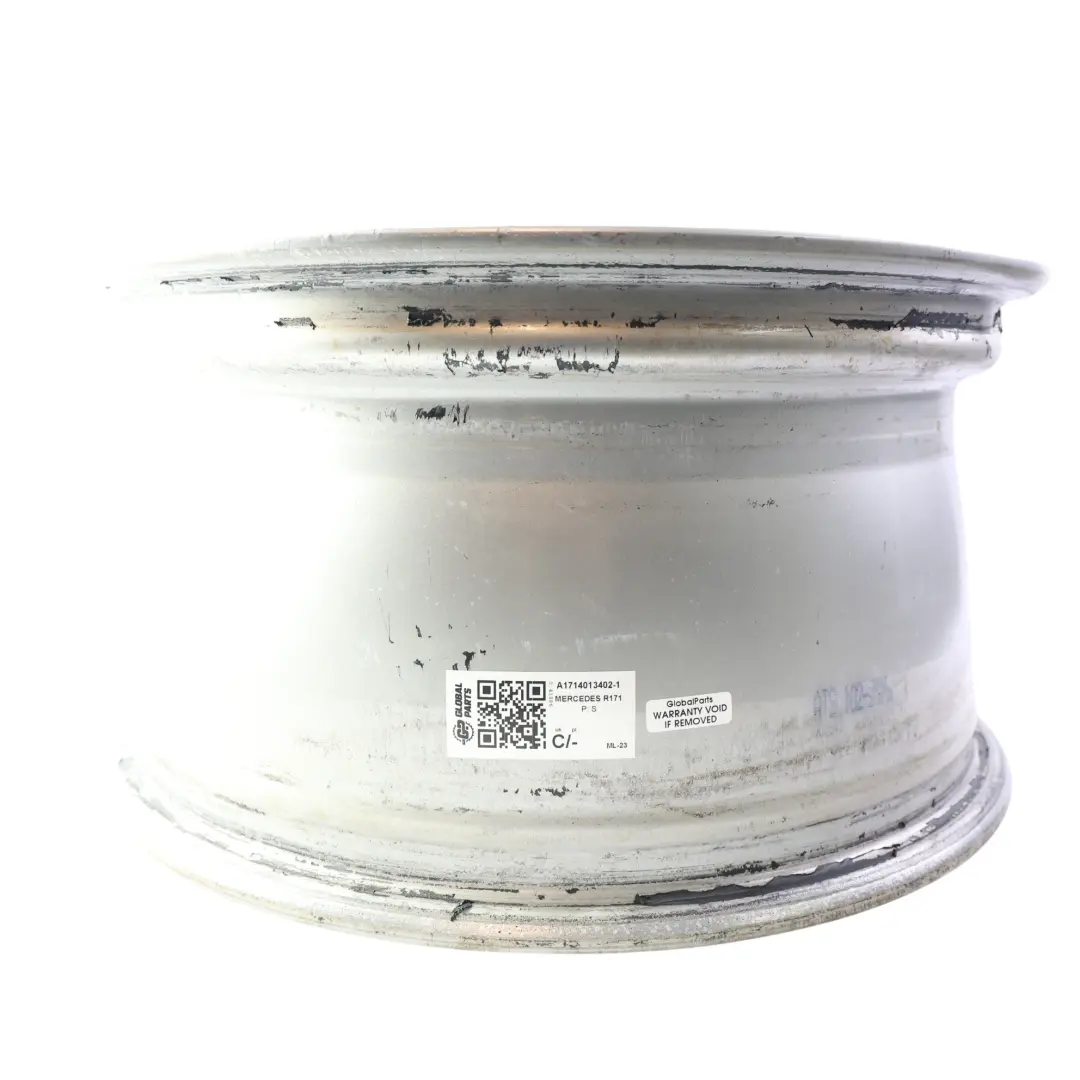 Rim Alloy 16" 5 Spoke 8J ET:30 Silver to Mercedes SLK R171 Rear Wheel with Part number A1714013402 Mercedes SLK R171 Rear Wheel Rim Alloy 16" 5 Spoke 8J ET:30 Silver - SKU A1714013402-1 - Part number A1714013402