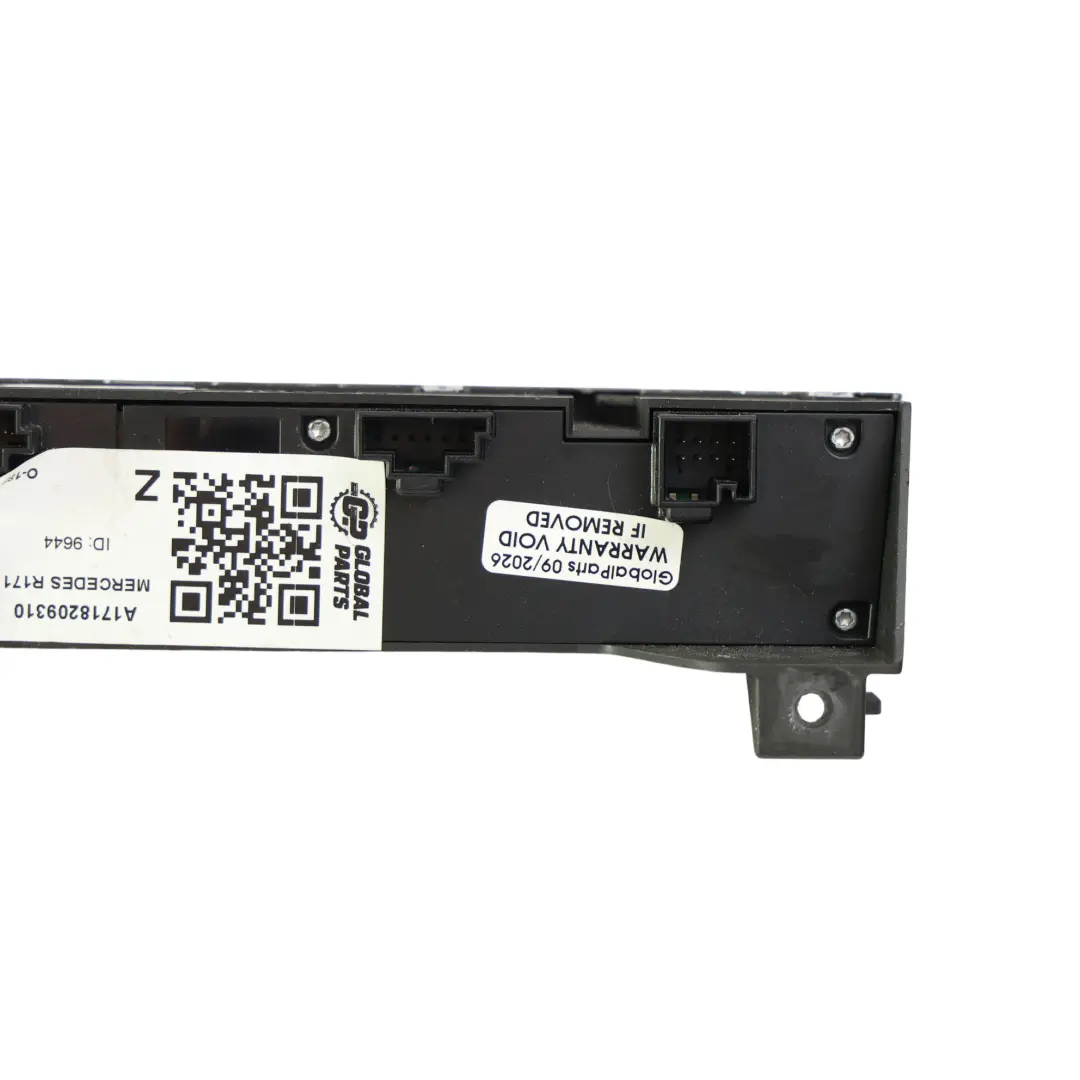 Hazard Lights Switch Panel ESP Heated Seats to Mercedes SLK R171 with Part number A1718209310 Mercedes SLK R171 Hazard Lights Switch Panel ESP Heated Seats - SKU A1718209310 - Part number A1718209310