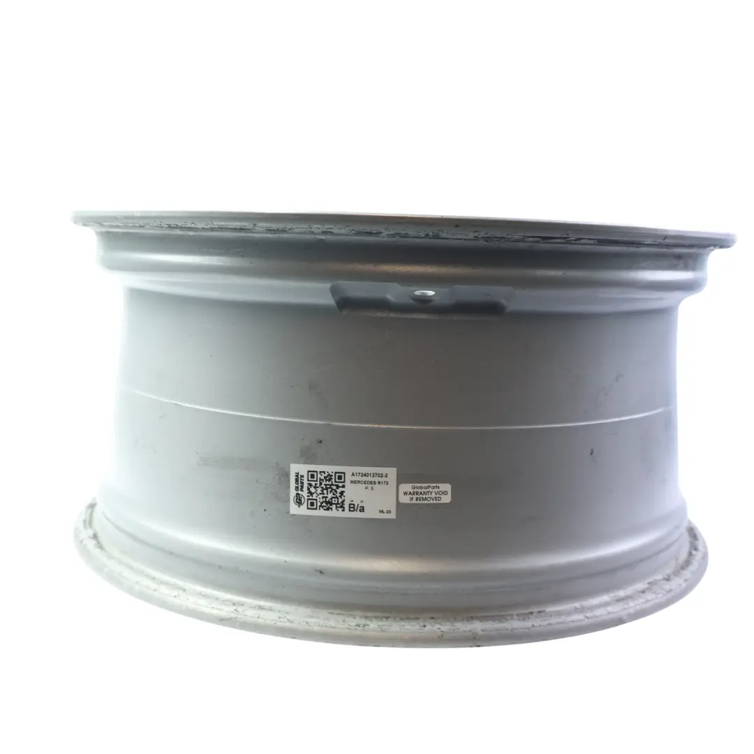 Mercedes R172 AMG Rear Silver Alloy Wheel Rim 18" ET:36 8,5J 5 Spoke - SKU A1724012702-2 - Part number A1724012702
