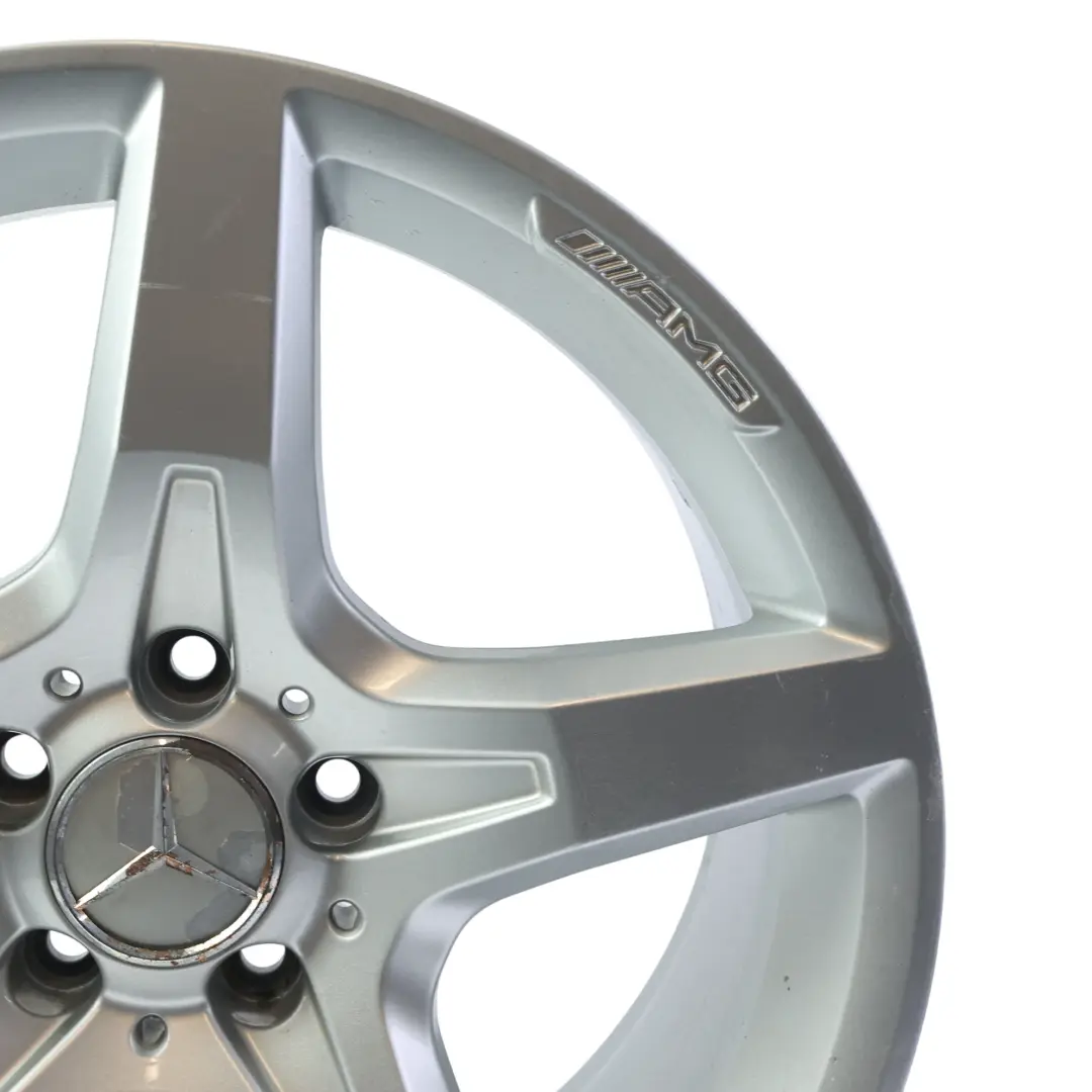 Alloy Wheel Rim 18" ET:36 8,5J 5 Spoke to Mercedes R172 AMG Rear Silver with Part number A1724012702 Mercedes R172 AMG Rear Silver Alloy Wheel Rim 18" ET:36 8,5J 5 Spoke - SKU A1724012702-2 - Part number A1724012702
