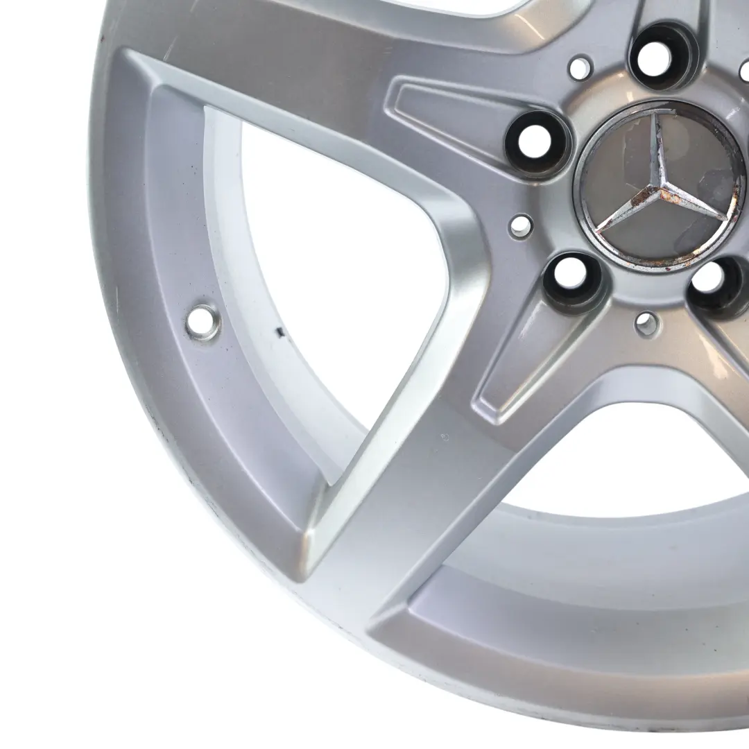 Alloy Wheel Rim 18" ET:36 8,5J 5 Spoke to Mercedes R172 AMG Rear Silver with Part number A1724012702 Mercedes R172 AMG Rear Silver Alloy Wheel Rim 18" ET:36 8,5J 5 Spoke - SKU A1724012702-2 - Part number A1724012702