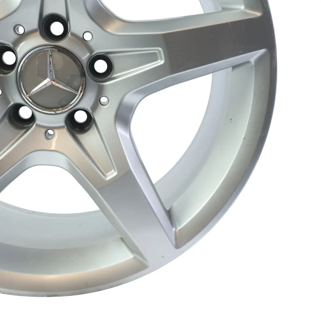 Alloy Wheel Rim 18" ET:36 8,5J 5 Spoke to Mercedes R172 AMG Rear Silver with Part number A1724012702 Mercedes R172 AMG Rear Silver Alloy Wheel Rim 18" ET:36 8,5J 5 Spoke - SKU A1724012702-2 - Part number A1724012702