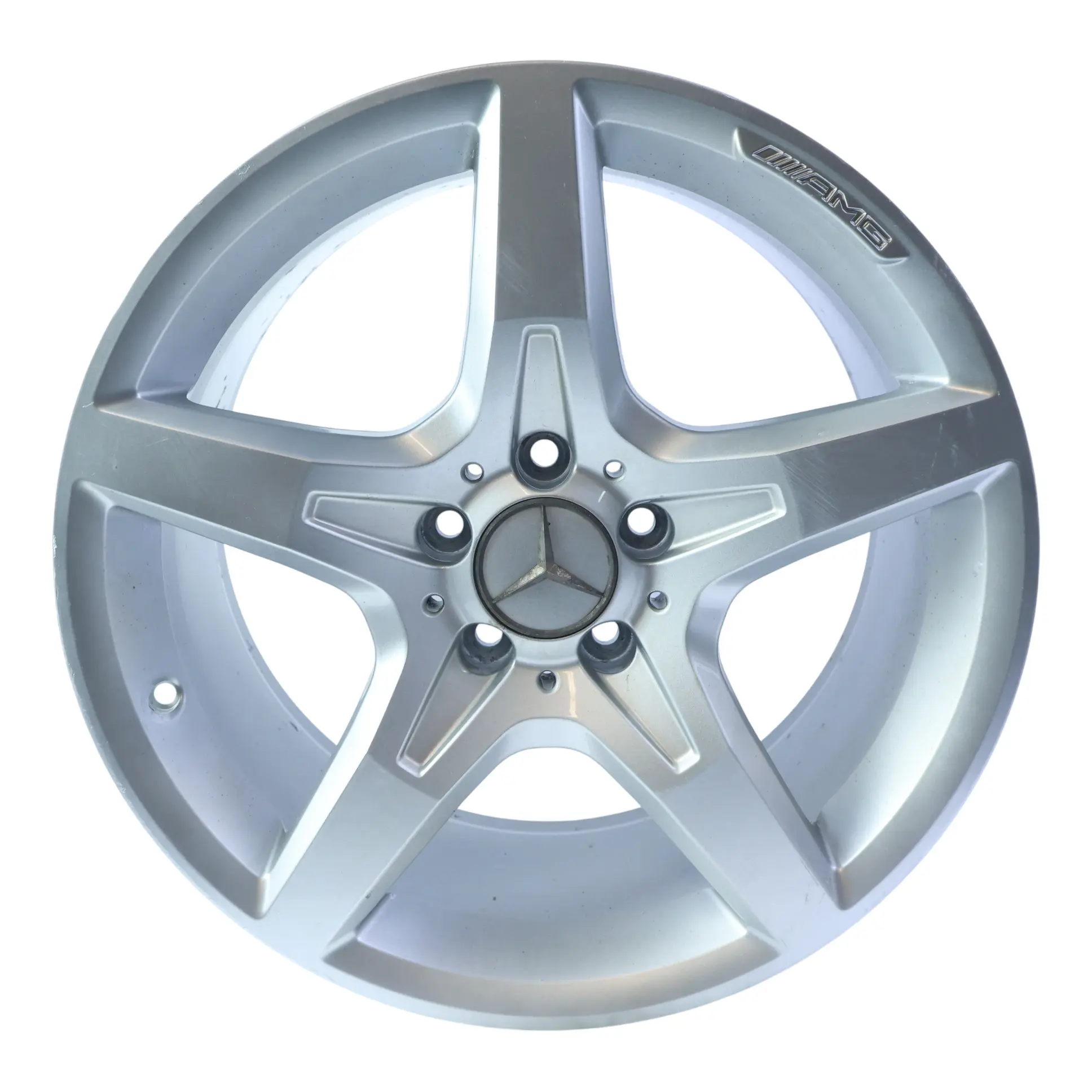 Mercedes R172 Rear Silver Alloy Wheel Rim 18" ET:36 8,5J 5 Spoke A1724012702