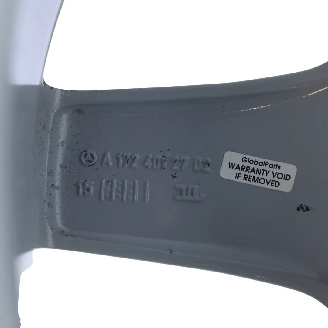 Mercedes R172 Rear Silver Alloy Wheel Rim 18" ET:36 8,5J 5 Spoke - SKU A1724012702-3 - Part number A1724012702