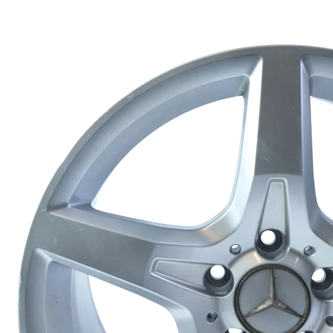 Mercedes R172 Rear Silver Alloy Wheel Rim 18" ET:36 8,5J 5 Spoke - SKU A1724012702-3 - Part number A1724012702