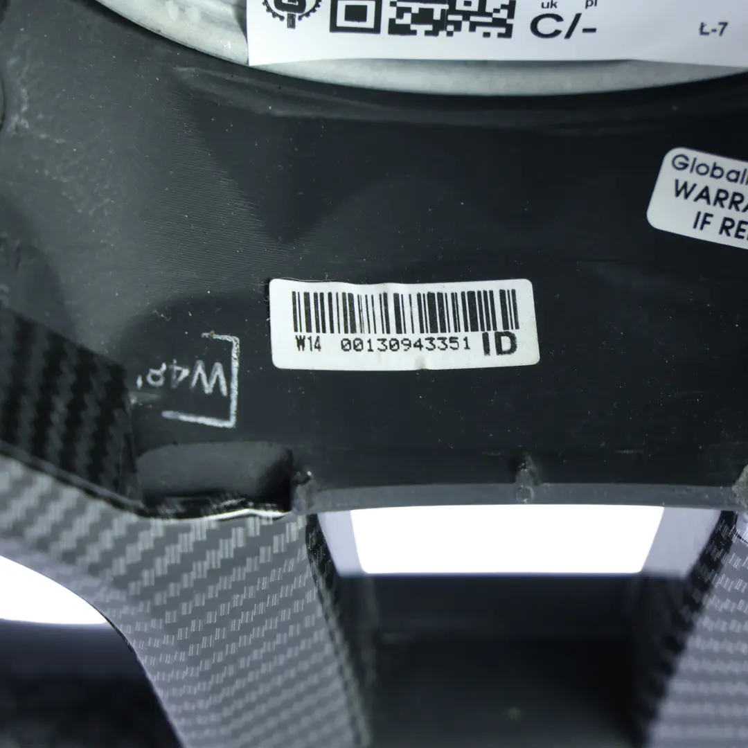 Mercedes W204 W207 W212 Volant Noir Cuir Sport Aspect Carbone NEUF - SKU A1724602703-5 - Numéro de pièce A1724602703