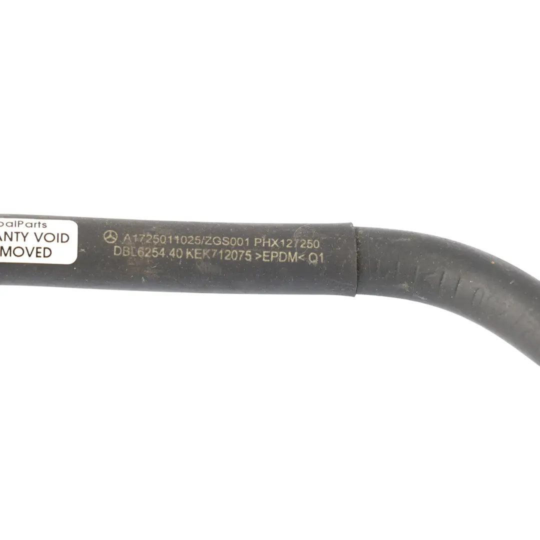 Mercedes SLK R172 Water Coolant Pipe Hose Line M271 - SKU A1725011025 - Part number A1725011025