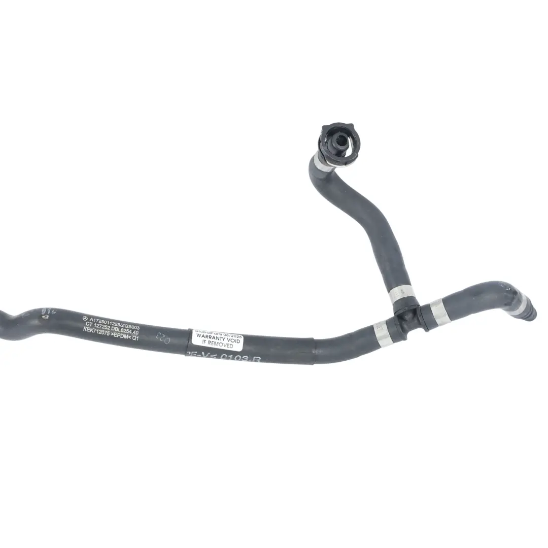 Tubo Manguera Refrigerante 250CDI BlueEfficiency para Mercedes R172 con número de pieza A1725011225 Mercedes R172 Tubo Manguera Refrigerante 250CDI BlueEfficiency - SKU A1725011225 - Número de pieza A1725011225