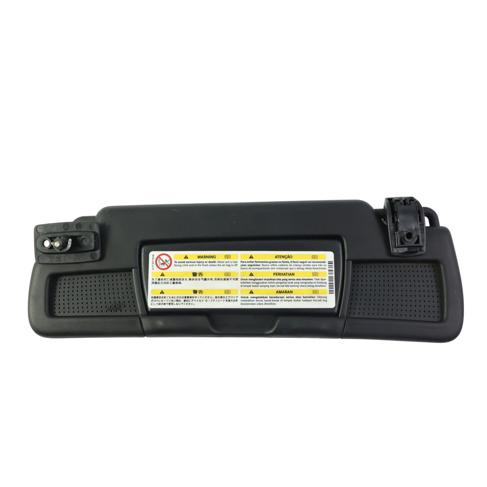 Mercedes R172 Parasol Espejo Panel Izquierdo Cubierta Negro A1728100910