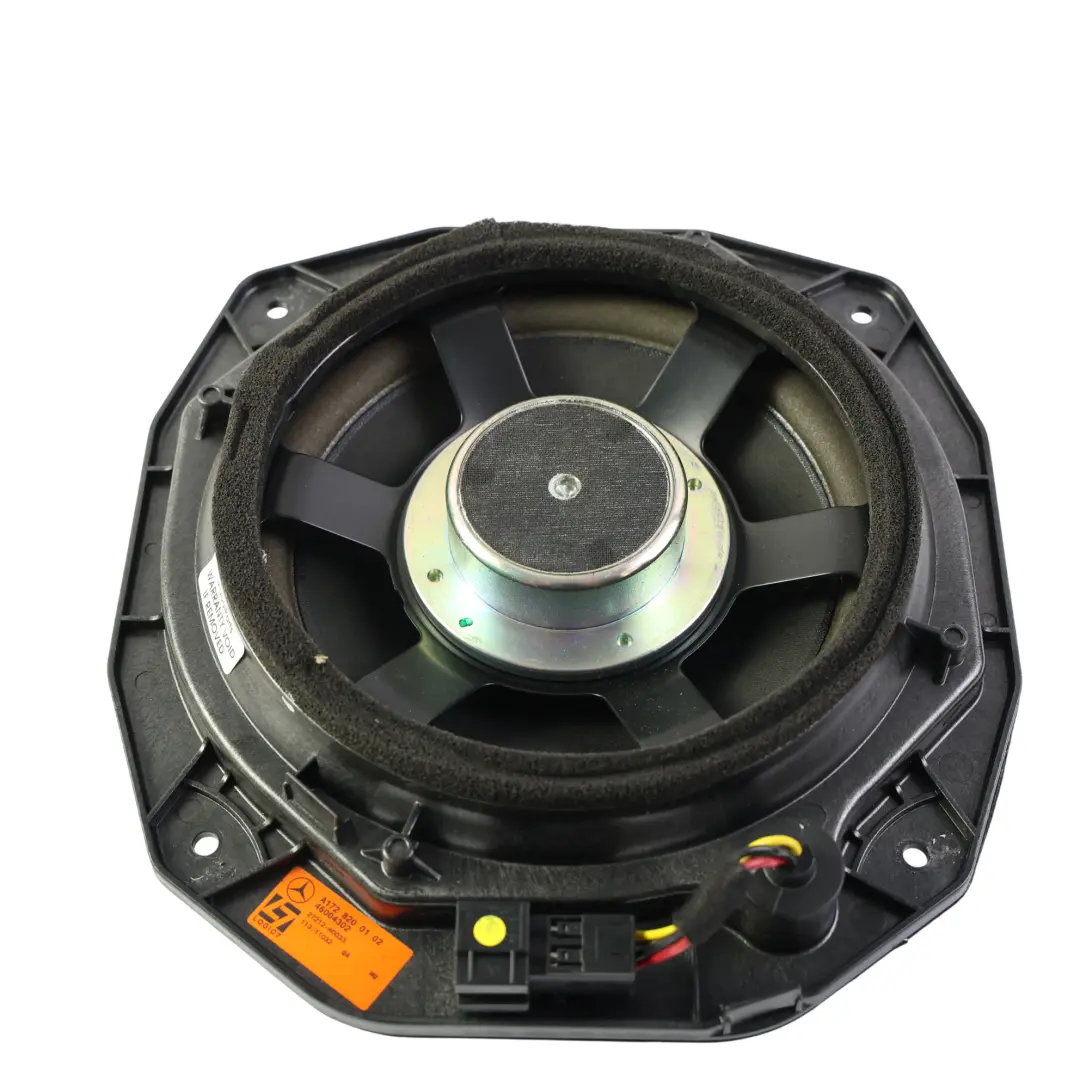 Altavoz Sistema Sonido Puerta Delantera Izquierda para Mercedes SLK R172 con número de pieza A1728200102 Mercedes SLK R172 Altavoz Sistema Sonido Puerta Delantera Izquierda - SKU A1728200102 - Número de pieza A1728200102