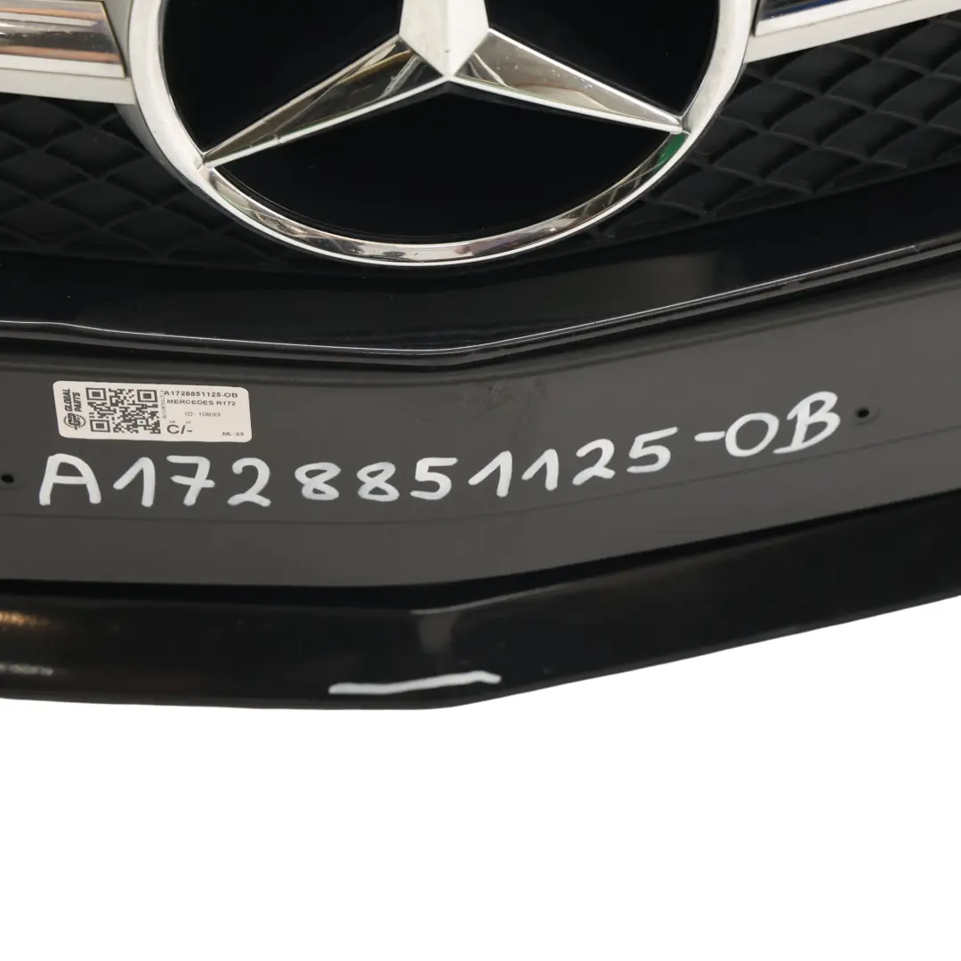 Mercedes SLK R172 Front Bumper AMG Obsidian Black Metallic - 197 - SKU A1728851125-OB - Part number A1728851125