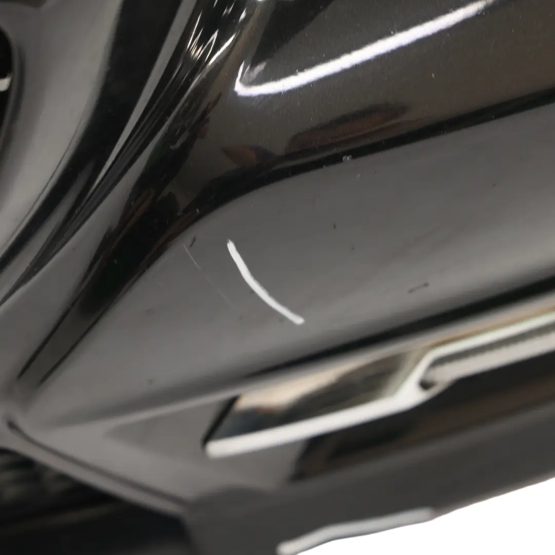 Front Bumper AMG Obsidian Black Metallic - 197 to Mercedes SLK R172 with Part number A1728851125 Mercedes SLK R172 Front Bumper AMG Obsidian Black Metallic - 197 - SKU A1728851125-OB - Part number A1728851125