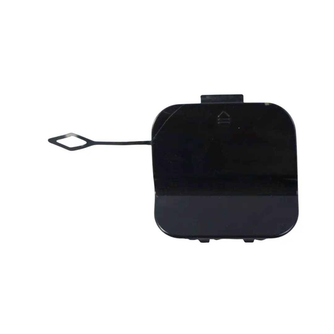 Bumper Tow Eye Cover Obsidian Black Metallic-197 to Mercedes R172 Rear with Part number A1728852923 Mercedes R172 Rear Bumper Tow Eye Cover Obsidian Black Metallic-197 - SKU A1728852923-OB - Part number A1728852923