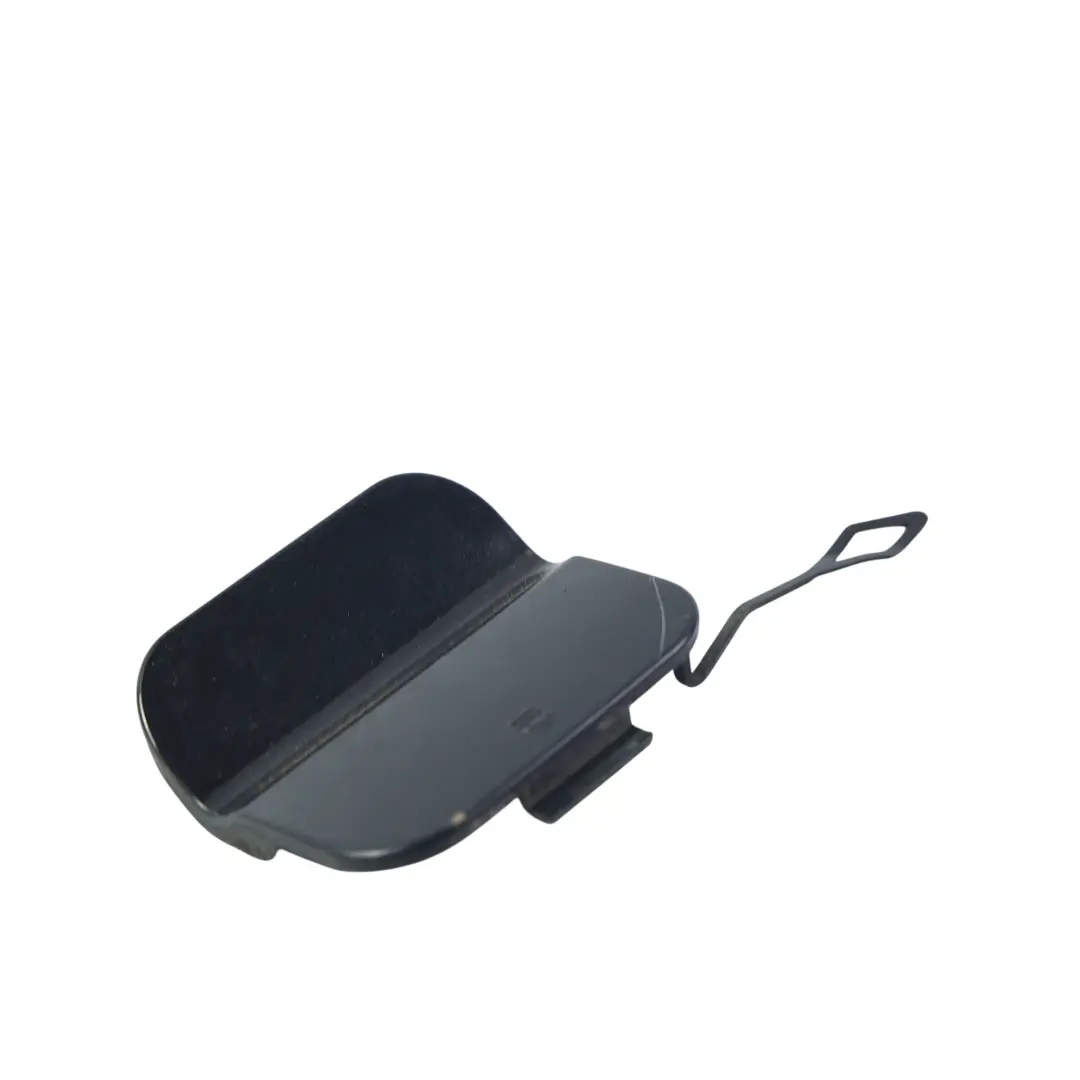Bumper Tow Eye Cover Obsidian Black Metallic-197 to Mercedes R172 Rear with Part number A1728852923 Mercedes R172 Rear Bumper Tow Eye Cover Obsidian Black Metallic-197 - SKU A1728852923-OB - Part number A1728852923