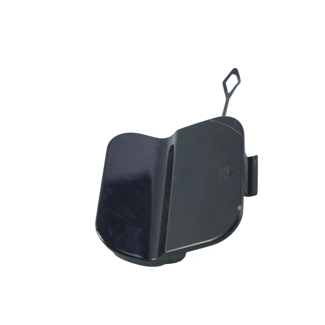 Bumper Tow Eye Cover Obsidian Black Metallic-197 to Mercedes R172 Rear with Part number A1728852923 Mercedes R172 Rear Bumper Tow Eye Cover Obsidian Black Metallic-197 - SKU A1728852923-OB - Part number A1728852923
