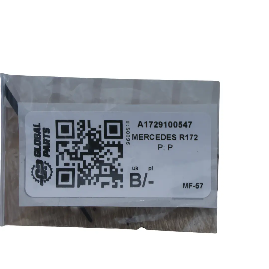 Mercedes SLK R172 Sedile Anteriore Sinistro Pelle Nera A1729100647 - SKU A1729100547 - Numero di parte A1729100547
