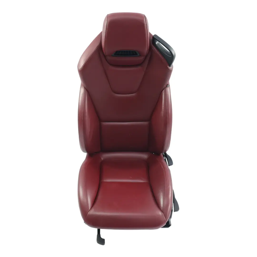 Front Left N/S Heated Airscarf Leather Begal Red to Mercedes SLK R172 Roadster Seat with Part number A1729109502 Mercedes SLK R172 Roadster Seat Front Left N/S Heated Airscarf Leather Begal Red - SKU A1729109502-1 - Part number A1729109502