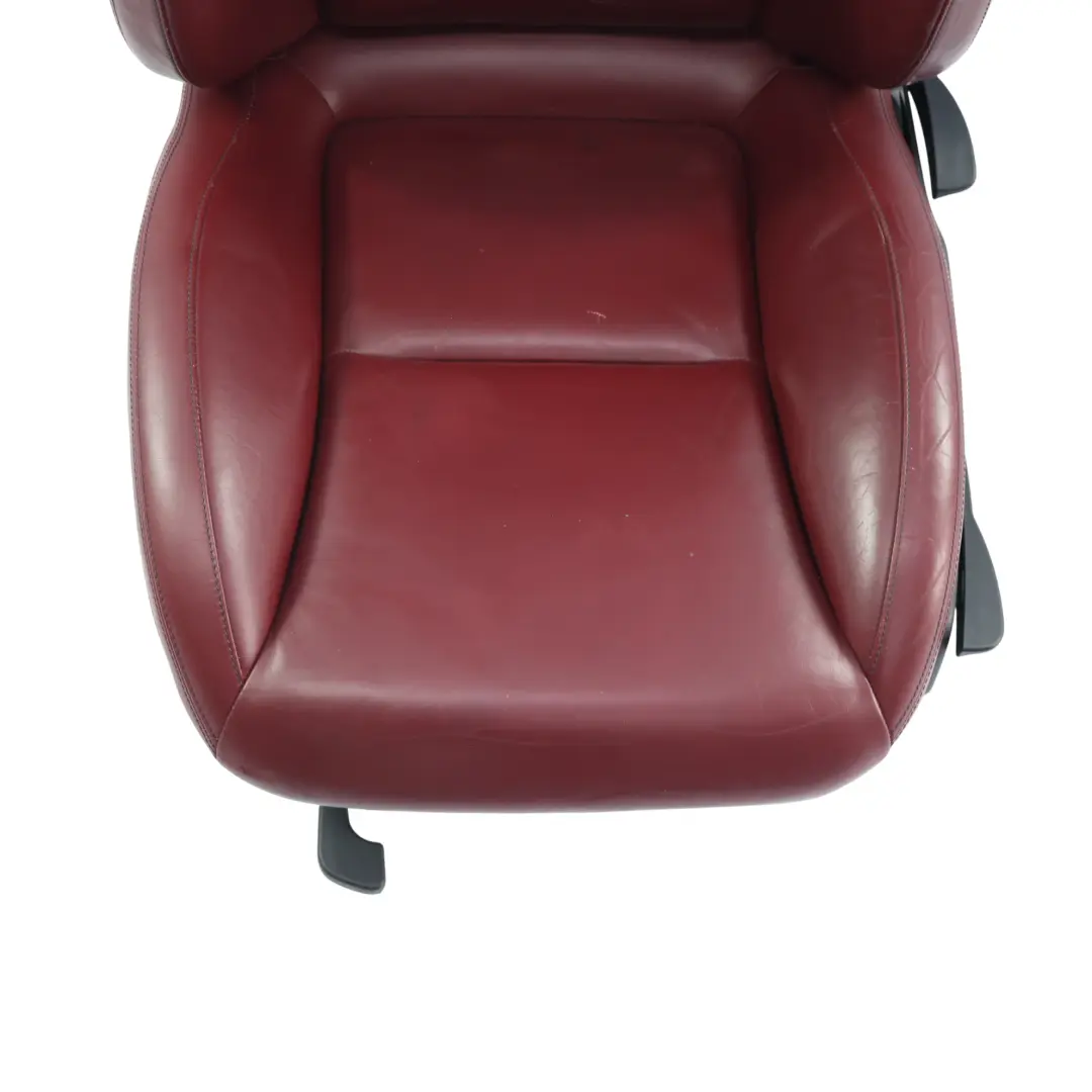 Front Left N/S Heated Airscarf Leather Begal Red to Mercedes SLK R172 Roadster Seat with Part number A1729109502 Mercedes SLK R172 Roadster Seat Front Left N/S Heated Airscarf Leather Begal Red - SKU A1729109502-1 - Part number A1729109502
