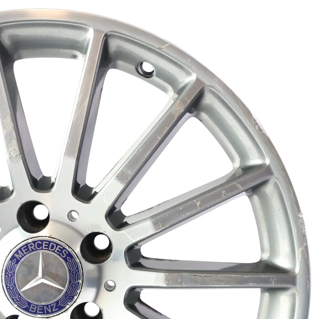 Alloy Rim 18" 14 Spoke ET:52 7.5J to Mercedes W176 AMG Wheel with Part number A1764010200 Mercedes W176 AMG Wheel Alloy Rim 18" 14 Spoke ET:52 7.5J - SKU A1764010200-3 - Part number A1764010200