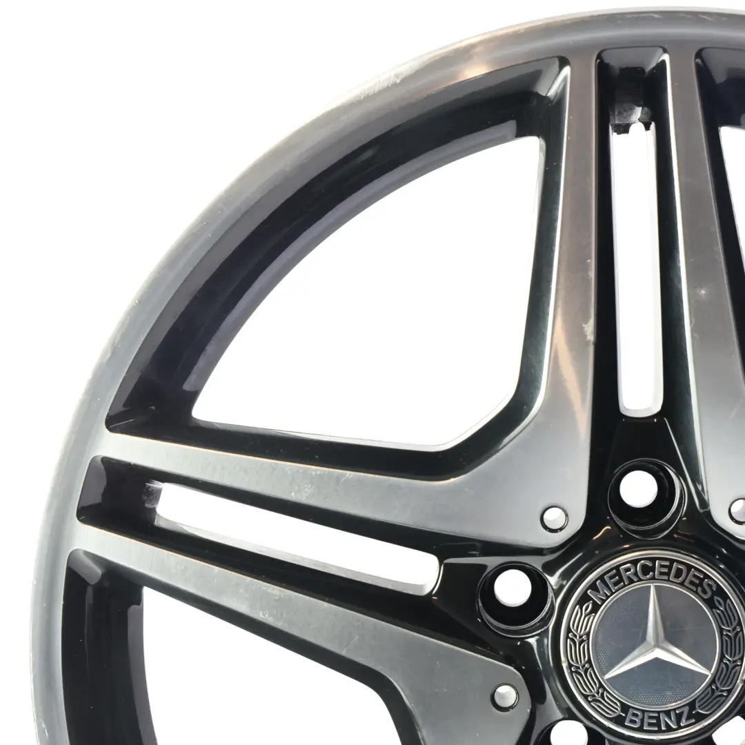 Alloy Rim 18" 5 Double Spoke ET:52 7.5J to Mercedes W176 W246 AMG Wheel with Part number A1764010302 Mercedes W176 W246 AMG Wheel Alloy Rim 18" 5 Double Spoke ET:52 7.5J - SKU A1764010302-2 - Part number A1764010302