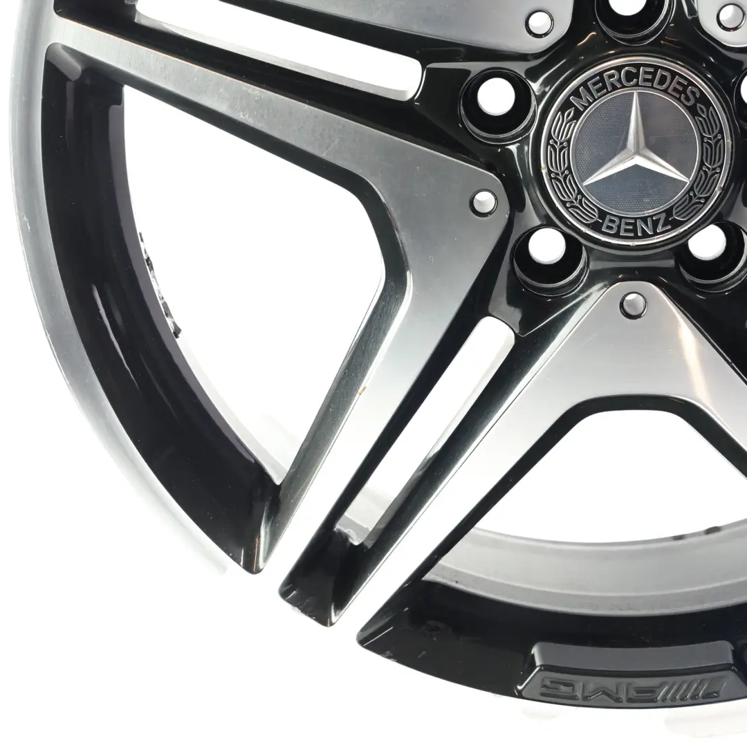  Llanta aleación Mercedes W176 AMG 18" 5 radios dobles ET:52 7.5J - SKU A1764010302-2 - Número de pieza A1764010302