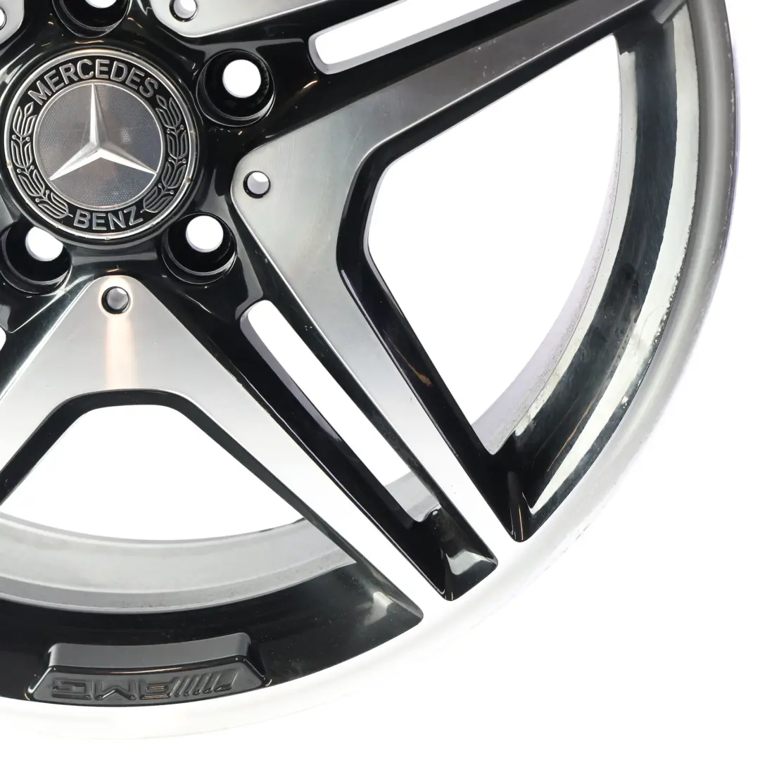  Llanta aleación Mercedes W176 AMG 18" 5 radios dobles ET:52 7.5J - SKU A1764010302-2 - Número de pieza A1764010302